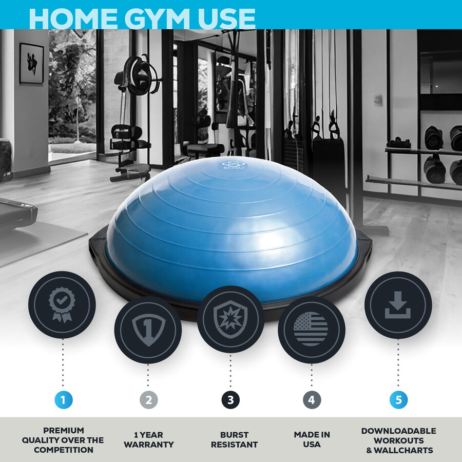 home balance trainer con fasce di resistenza