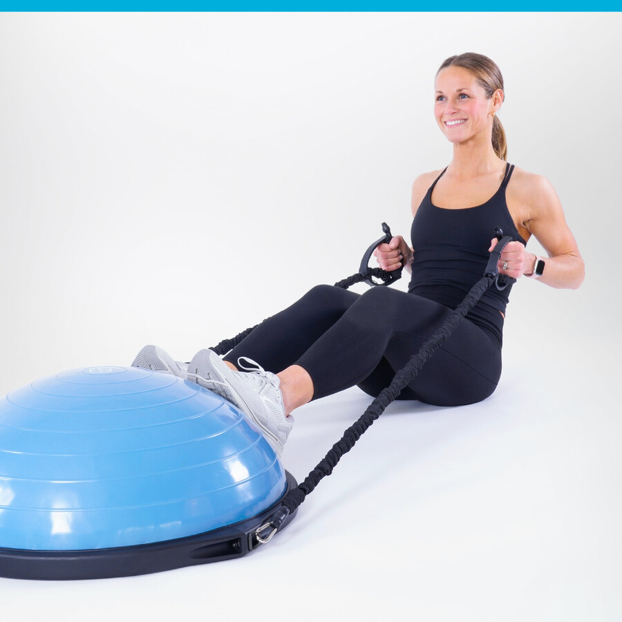 home balance trainer con fasce di resistenza